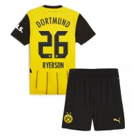 Camiseta Borussia Dortmund Julian Ryerson #26 Primera Equipación Replica 2024-25 para niños mangas cortas (+ Pantalones cortos)